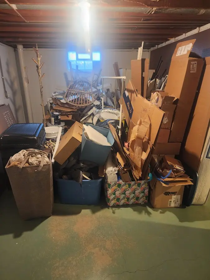 Roll-off dumpster container at job site for Construction Dumpster Rental in Downey